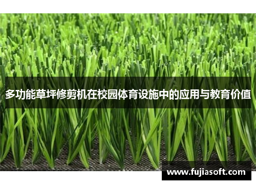 多功能草坪修剪机在校园体育设施中的应用与教育价值